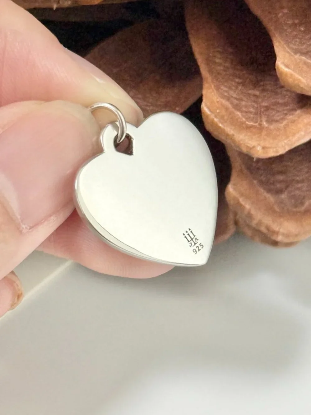 Texas Christian University Classic Heart Charm Sterling Silver Charm